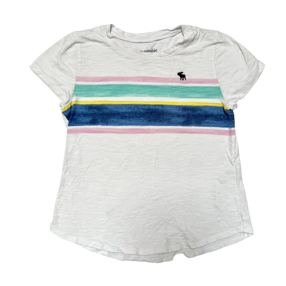 Abercrombie Watercolor Striped Shirt Size 7/8